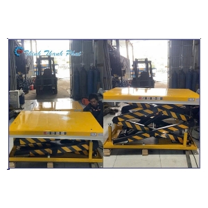 BÀN NÂNG THỦY LỰC 1000KG - NÂNG CAO 1M CHO XƯỞNG GỖ