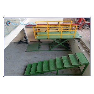 BÀN NÂNG THỦY LỰC CHO XE MÁY XUỐNG HẦM