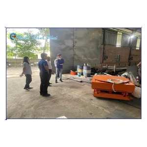 BÀN NÂNG THỦY LỰC CÓ MÂM XOAY
