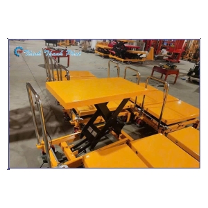 BÀN NÂNG THỦY LỰC VẬN HÀNH BẰNG CƠ 1000kg