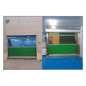 CỬA CUỐN SIÊU TỐC PVC TRONG PHÒNG SẠCH VÀ NHÀ MÁY 