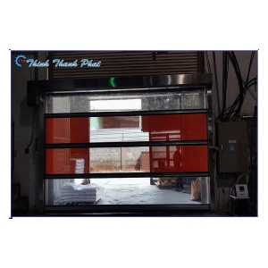 CỬA CUỐN TỐC ĐỘ CAO MÀN BẠT NHỰA PVC TỰ ĐỘNG