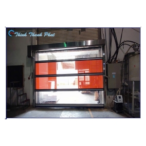 CỬA CUỐN TỐC ĐỘ CAO MÀN BẠT NHỰA PVC TỰ ĐỘNG