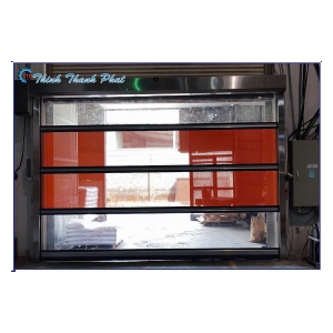 CỬA CUỐN TỐC ĐỘ CAO MÀN BẠT NHỰA PVC TỰ ĐỘNG