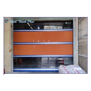 CỬA CUỐN TỐC ĐỘ CAO MÀN BẠT NHỰA PVC TỰ ĐỘNG