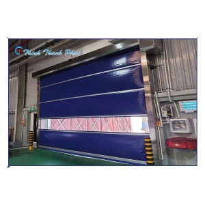 CỬA CUỐN TỐC ĐỘ CAO PVC - CỬA CUỐN NHANH PHÒNG SẠCH, KHO MÁT