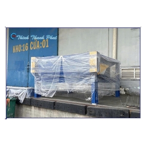 SÀN NÂNG THỦY LỰC ĐỂ NỒI BÊN NGOÀI KHO