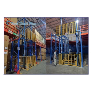 THANG NÂNG HẠ THỦY LỰC 4 TRỤ TẢI TRỌNG LỚN
