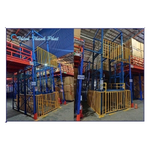 THANG NÂNG HẠ THỦY LỰC 4 TRỤ TẢI TRỌNG LỚN