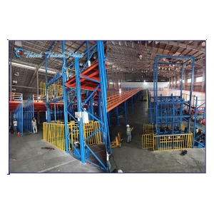 THANG NÂNG HÀNG THÉP LƯỚI BẢO VỆ